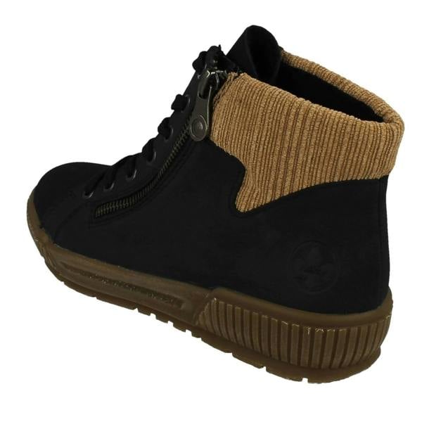 Rieker Ladies Rieker Fleece Lined Dual Fastening Ankle Boots N0709