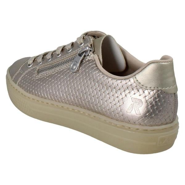 Rieker Ladies Rieker Detailed Casual Trainers With Side Zip L5955