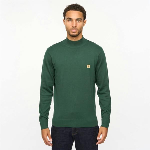 Gabicci V55GK10 Mens Duke Long Sleeve Plain Knitted Turtle Neck Gabicci Vintage - IVY