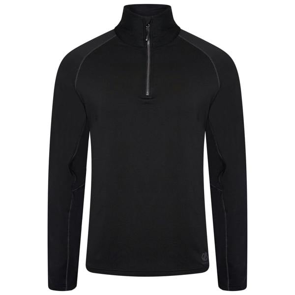 Dare 2B Mens Fuser Core Stretch Half Zip Thermal Top - Black