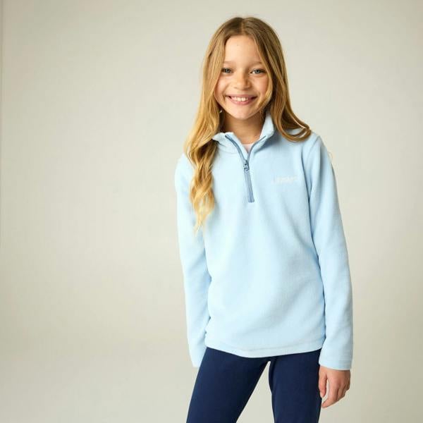 Regatta Great Outdoors Kids Hot Shot II Half Zip Fleece Top - Skyway