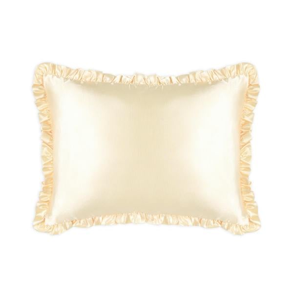 Silver Cloud Beauty Silver Cloud Satin Frilly Pillowcase Twin Pack  - Buttercup Collection