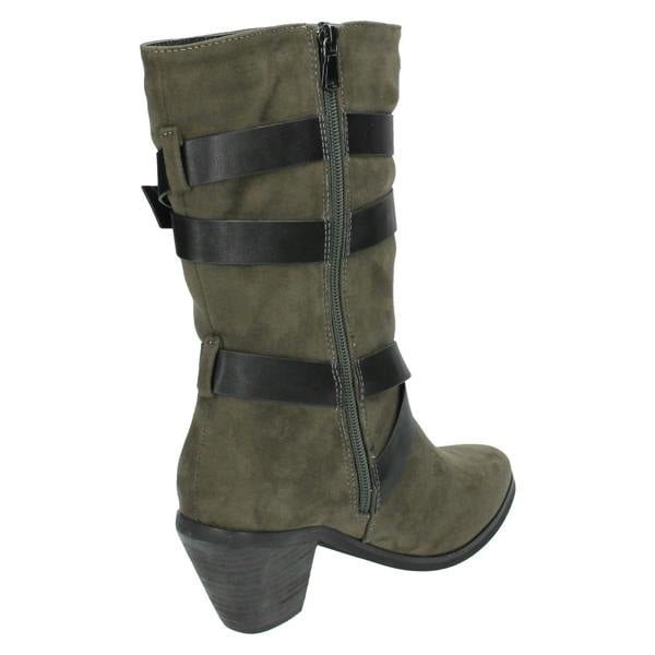 Spot On Ladies Spot On Mid Calf Boots