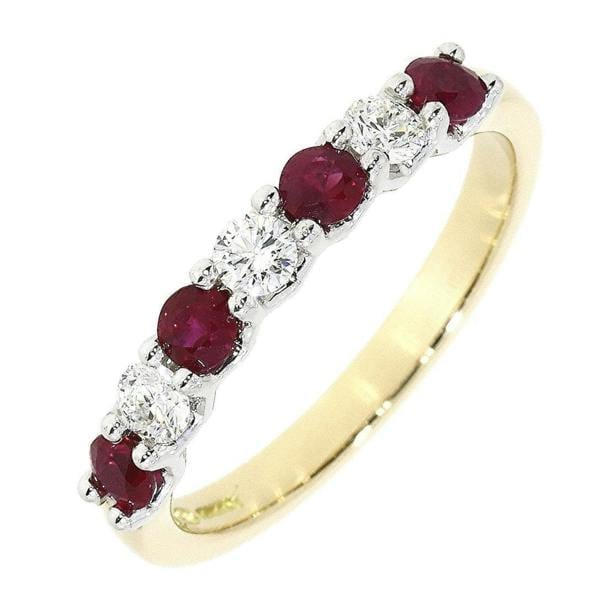 Sarah Layton 18ct Yellow Gold Ruby & Diamond Ring
