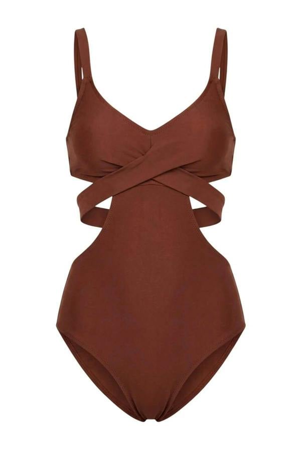 WOVCOR Cut Out Detail Padded Regular Swimsuit