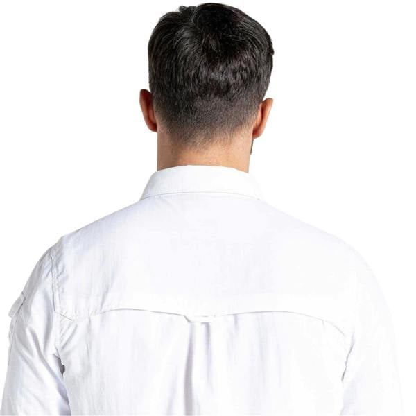 Craghoppers Mens Regular Long-Sleeved Shirt - Optic White - 