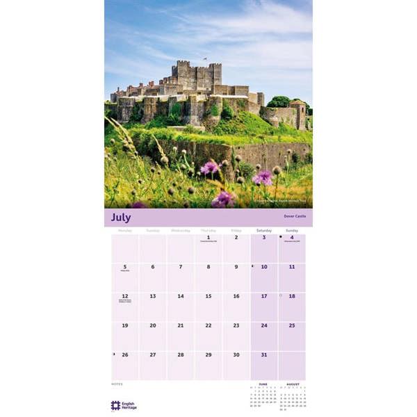 English Heritage, England's Treasures Calendar 2027, Wall Calendars, Month To View, History & Literature, Gift