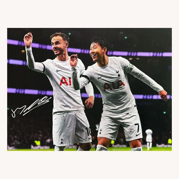 Unbranded James Maddison signed Tottenham photo — Premium framing