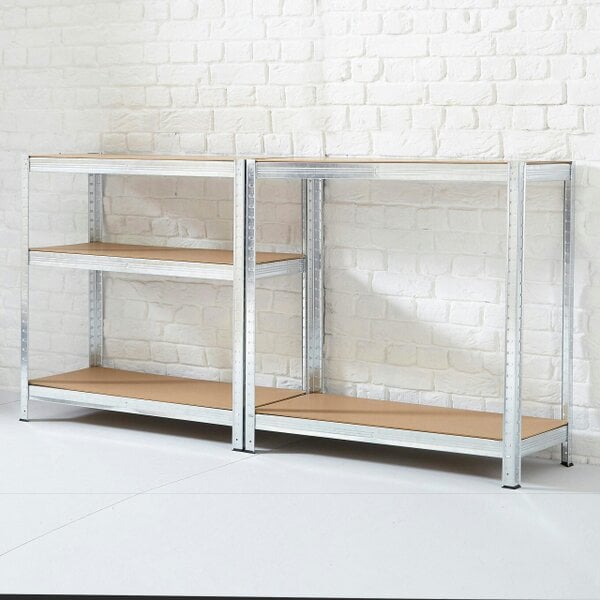 Neo Large Galvanised 5 Tier Shelving