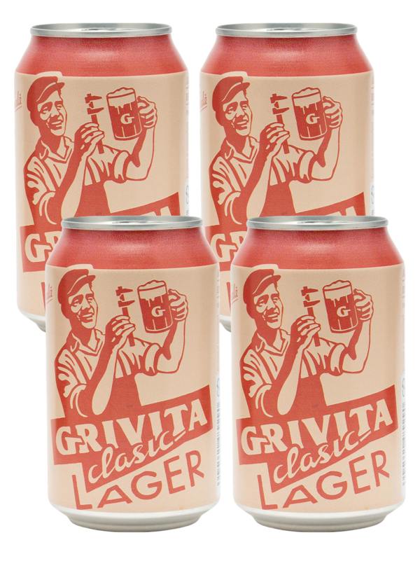 Grivita Clasic Lager (Bere Grivita) 4x330ml