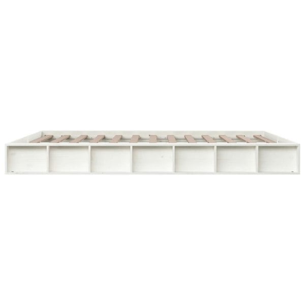 Berkfield Bed Frame White 160x200 cm Solid Wood