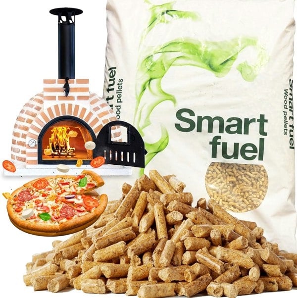 15kg Premium Wood Pellet Fuel High Heat Output Perfect For BBQs & Pizza