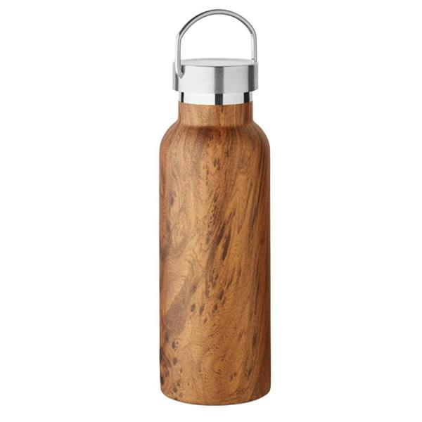 MidOcean Namib Wood Effect 500ml Water Bottle - Brown - 