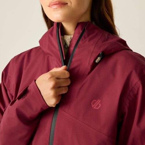 Dare 2B Womens Haik 3 Layer Jacket - Tibetan Red