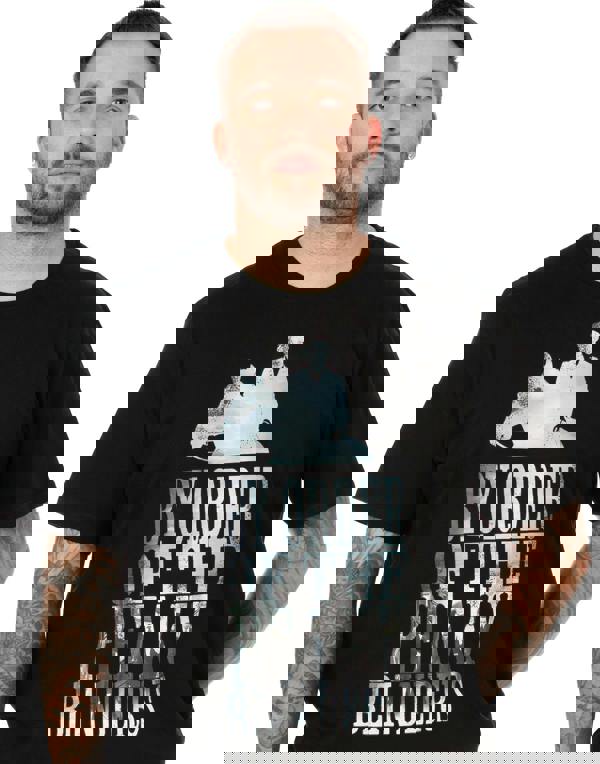 Peaky Blinders Mens Black By Order Of The Peaky Blinders Text Short Sleeve Long Leg Pyjama Set