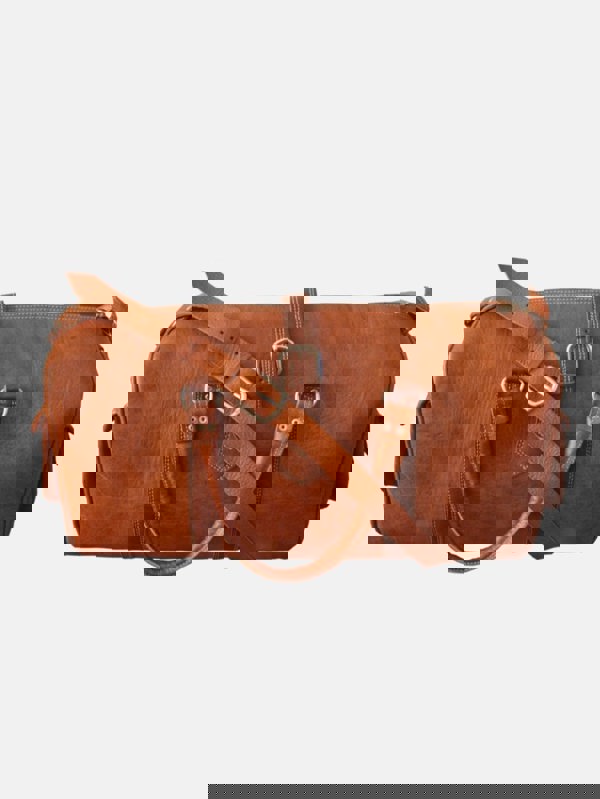 Overnight Bag Tan with Strap