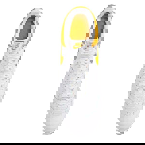 Nike Mens Attack Leather Trainers - White/Yellow - 