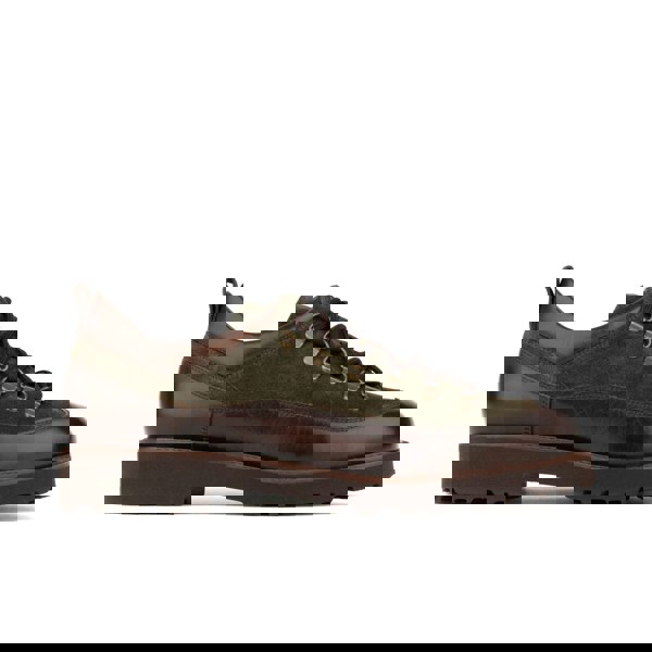 Embassy London Dartmoor - Green - Men's Leather & Suede Hiking Shoe