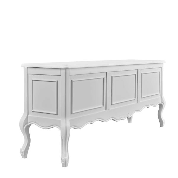 Statement Furniture Juliette Large Wooden Blanket Box with 3 Compartments