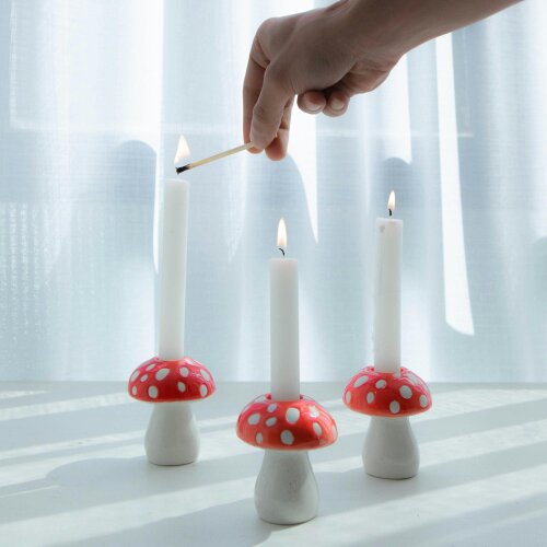 Love Frankie Mushroom Candleholder