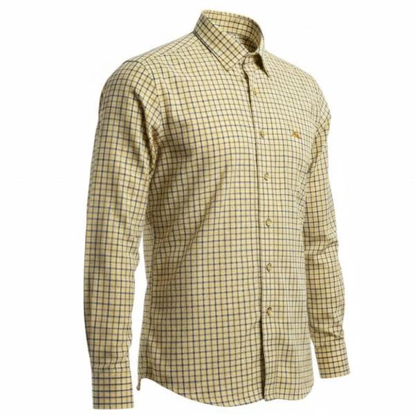 Bonart Malton check shirt in hardwearing brushed cotton, rich country colours, long sleeves and chest pocket for farm and shoot days