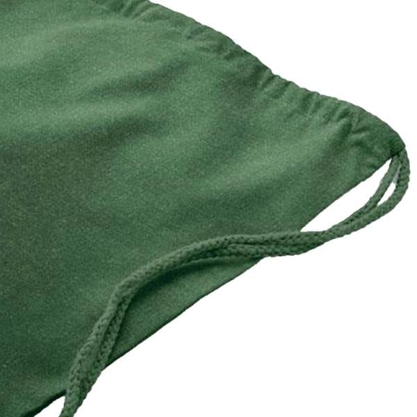 MidOcean Cabetri Colour Recycled Cotton Drawstring Bag - Dark Green - 