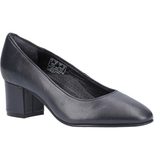 Hush Puppies Ladies/Womens Anna Leather Court Shoe - Navy