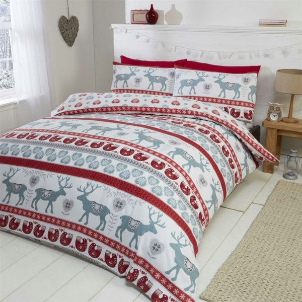 HomeSpace Direct Scandi Duvet Cover Set