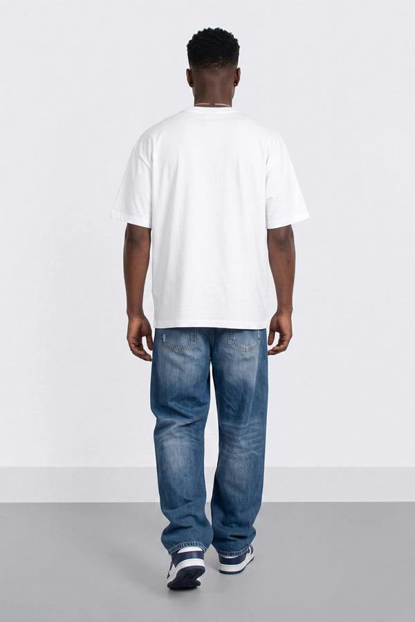 London Attitude Oversized Heavyweight Angel Graphic T-Shirt