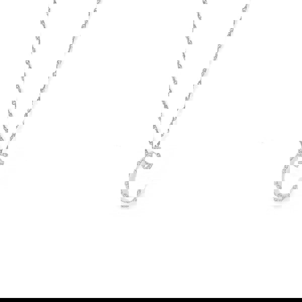 Say It With Luxe CZ Initial Necklace - Sterling Silver