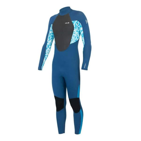 Alder Kids Stealth Junior 5/4mm Back Zip Blue Wetsuit