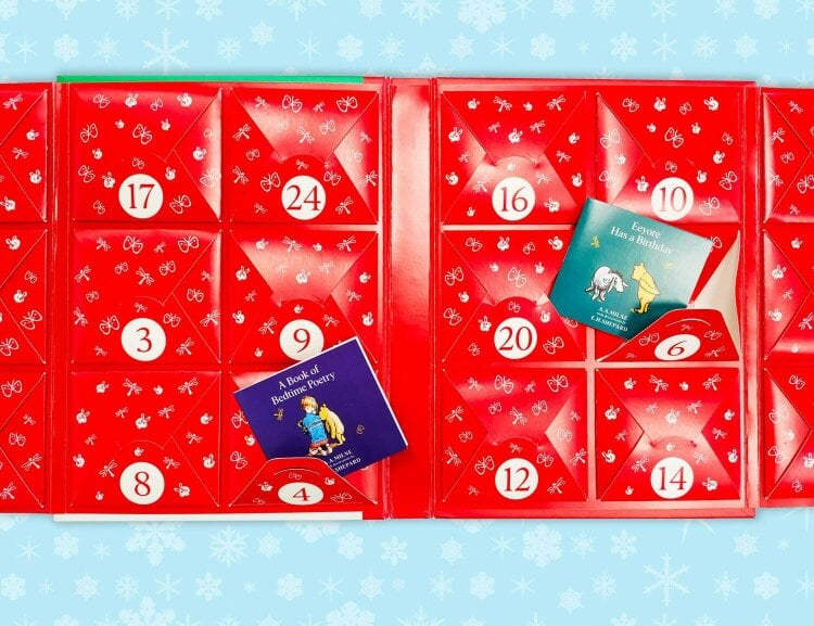 Winnie-the-Pooh: Advent Calendar Book Collection: Official NEW Christmas Advent Gift Including Original Illustrated Pooh Story Books and Poetry
