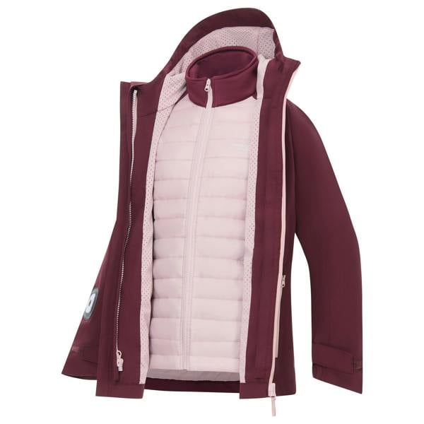 Regatta Childrens/Kids Trekktain 3 in 1 Jacket - Fig/Powder Lilac - 