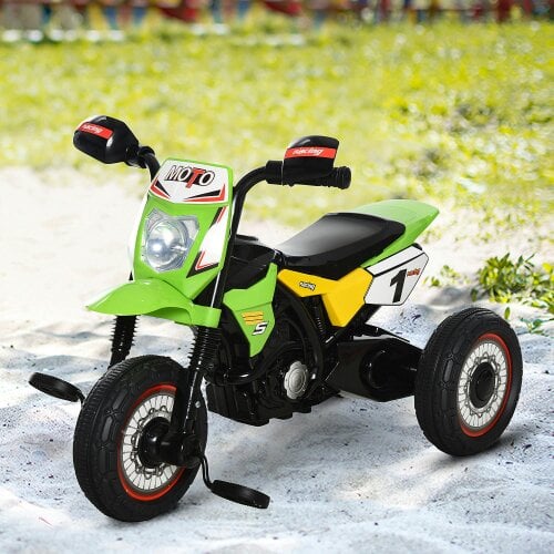 HOMCOM Toddler Pedal Tricycle Ride-On Learning Music Lights 18-36 Months