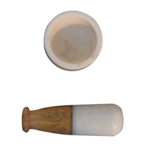 Artisan Furniture Small Marble Pestle and Mortar