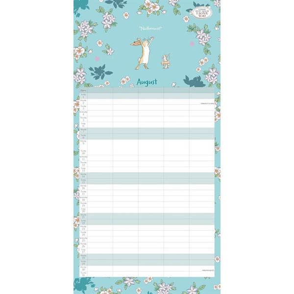 Guess How Much I Love You Month to View Family Organiser 2027, Family Planners, Month To View, History & Literature, Gift
