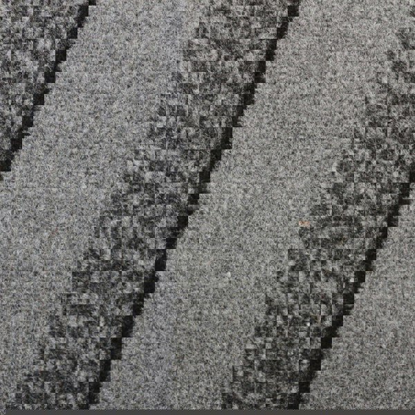 JVL Miracle Machine Washable with Stripes Barrier Mat, 60x90cm, Grey