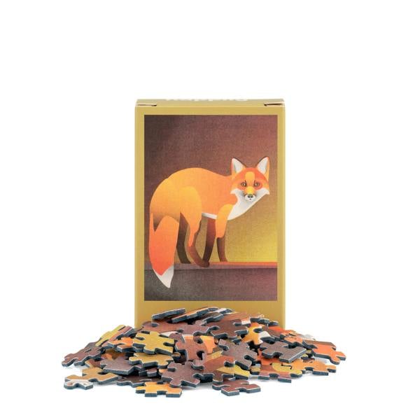 Happily Puzzles Fox - 99 Piece Mini Jigsaw Puzzle