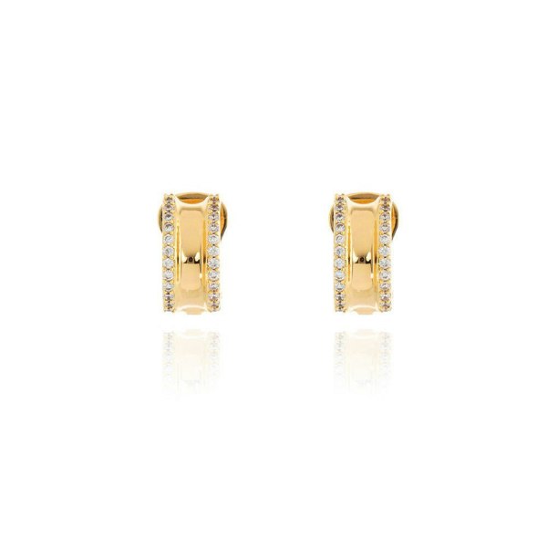 Cachet London Scoop Gold Clip On Earrings