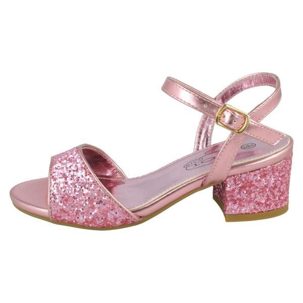 Spot On Girls Spot On Mid Block Heel Sandals H1114