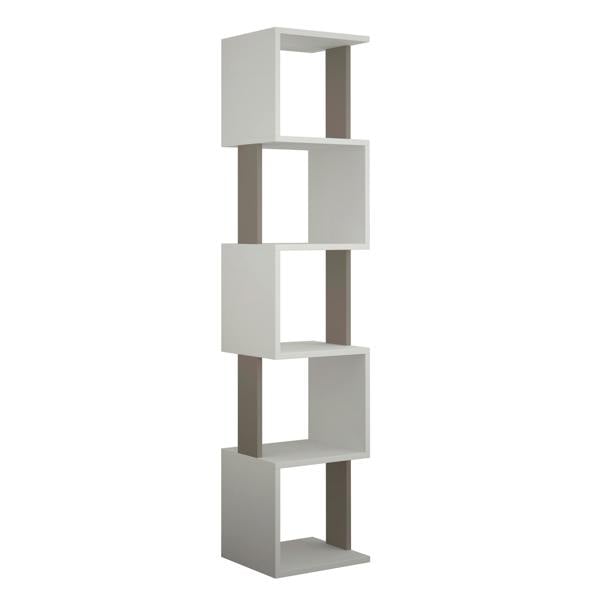 Decortie Piri 5 Tier Tall Freestanding Bookcase (H) 161cm