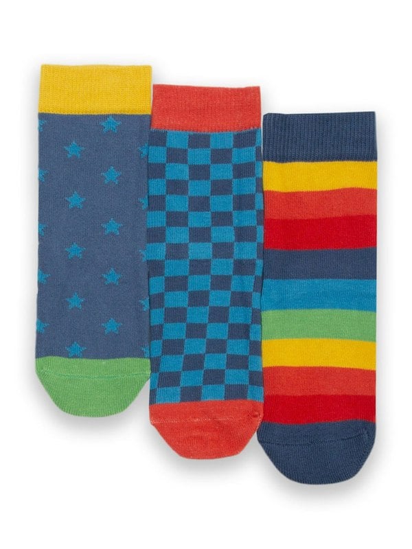 Kite Boys Organic Chequerboard Socks