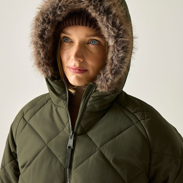 Regatta Womens Freyla Padded Jacket - Dark Khaki