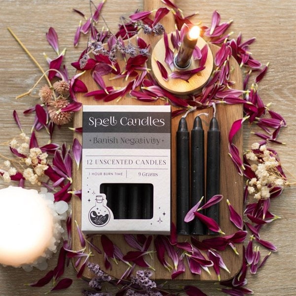 Serano Pack of 12 Banish Negativity Spell Candles