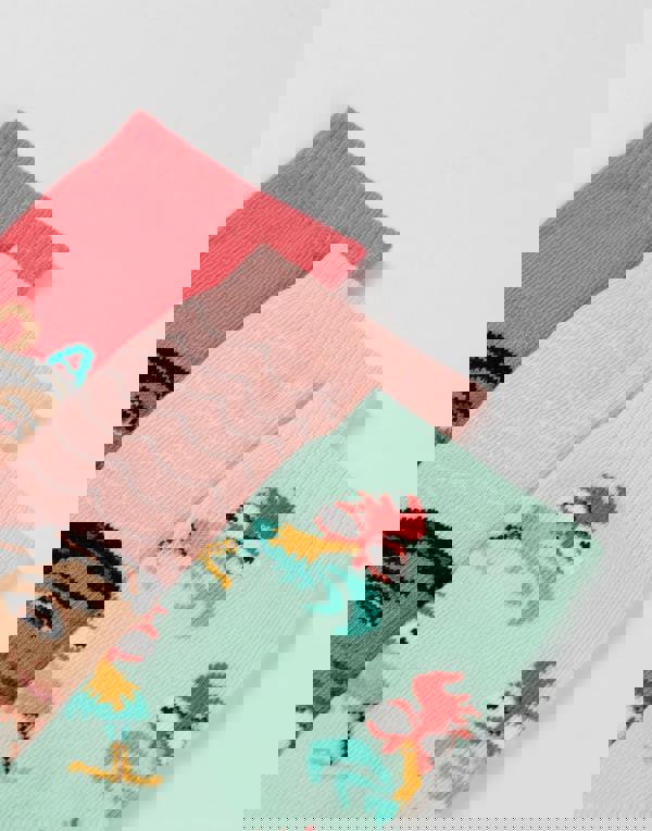 Disney Girls Multicoloured Moana Calf Socks Set of 5