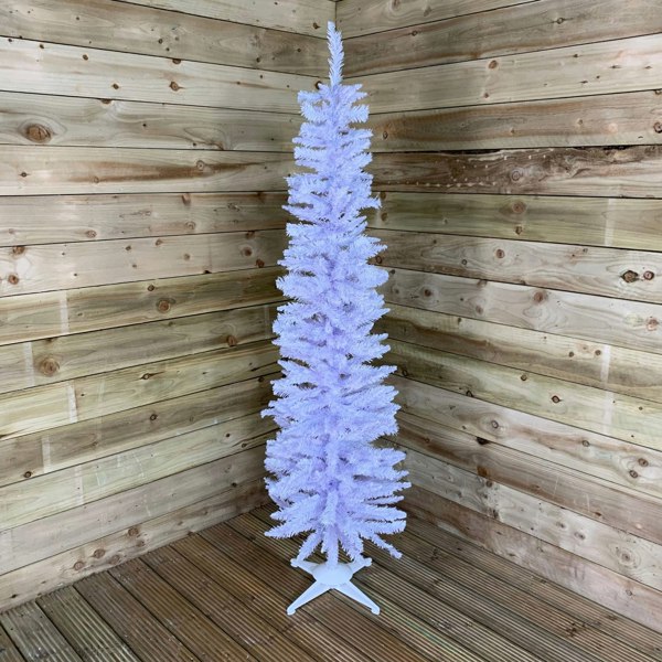 Samuel Alexander 6ft (180cm) White Pencil Pine Christmas Tree with 321 Tips