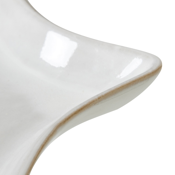 Hill Interiors Star Ceramic Dish - White