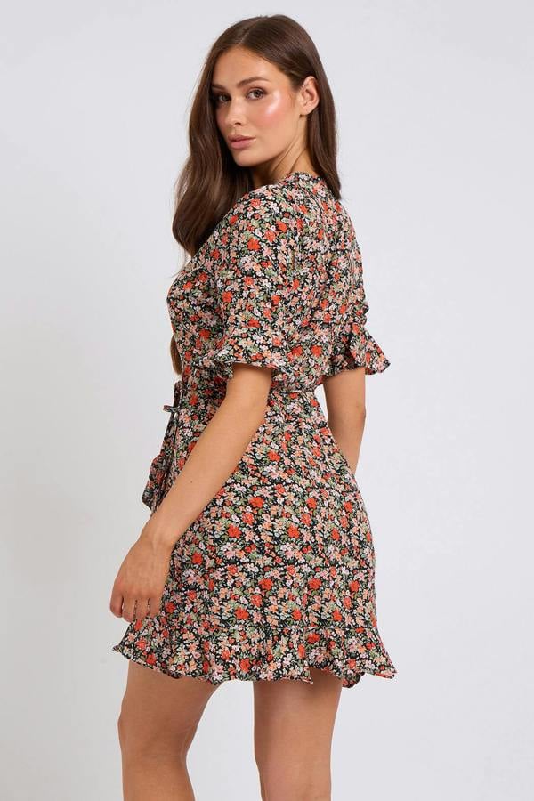 Urban Bliss Dola Floral Wrap Dress