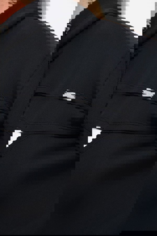 Discipline 365 Black Drawstring Cut Out Hoodie