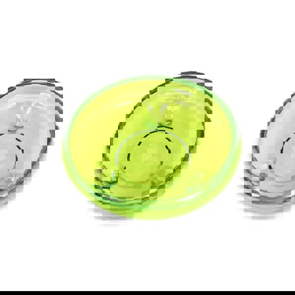 Ola Footed Glass Bowl - 35cm diam x 8cmH - Lime Green - image2.jpg